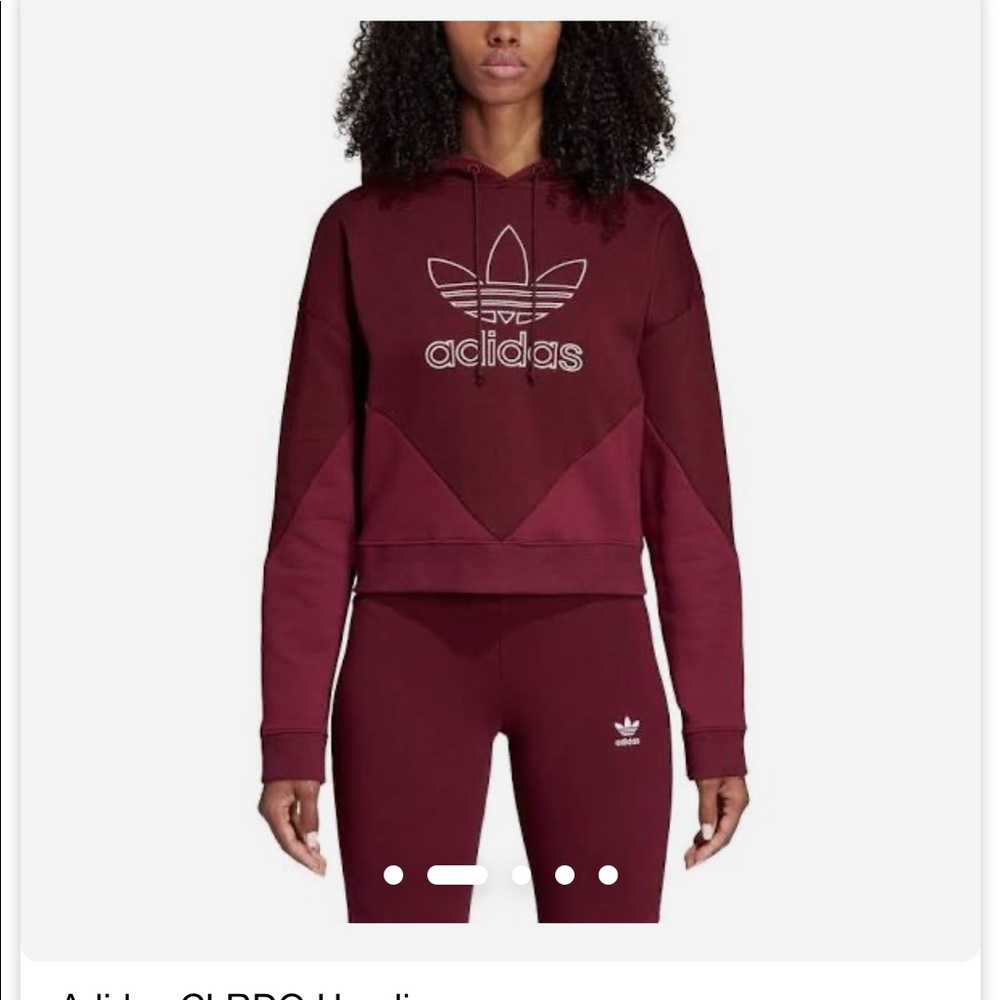 Adidas crop hoodie